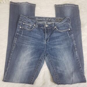 Grace in LA studed denim jeans size 7M womens